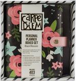 Carpe Diem Personal Planner Boxed Black Blossom Bloom