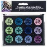 Cosmic Shimmer Iridescent Watercolor Palette Set 5 Greens & Purples