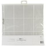 D-Ring Album Multi Pocket Protectors 12 3inX4in Pockets 12inx12in 10pk