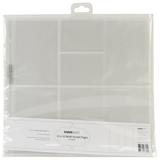 D-Ring Album Multi Pocket Protectors 4 4inX3in & 4 4inX6in Pockets 12inx12in 10pk